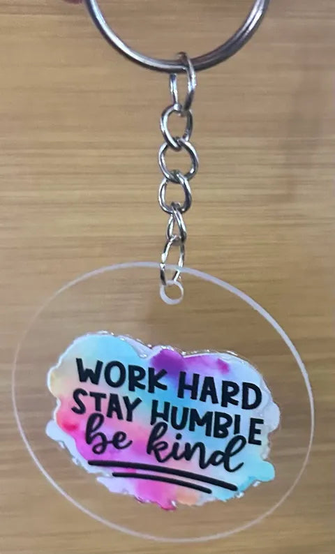 Inspirational Message- Keyring