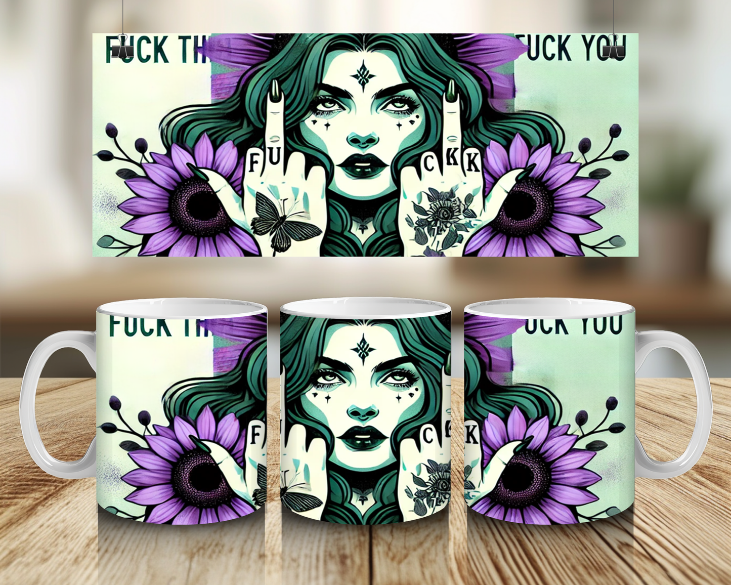Fuck This, Them, You Mug 11oz