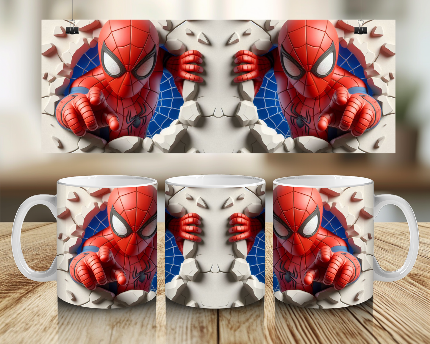 Spiderman 3D - 11oz Mug
