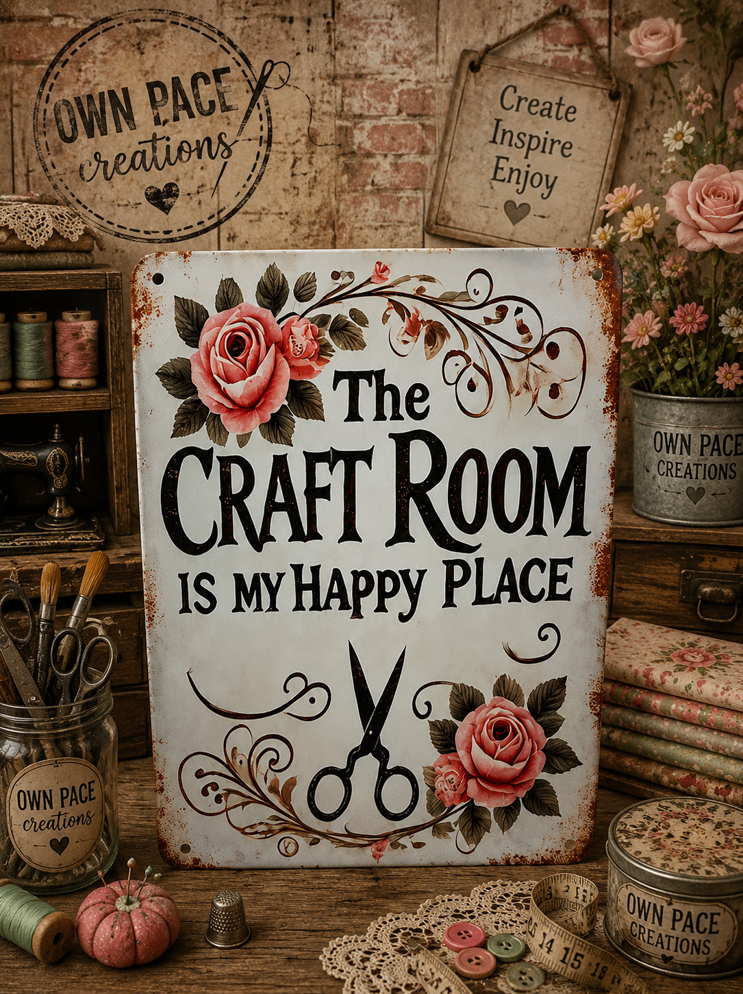 Crafty- Door Sign
