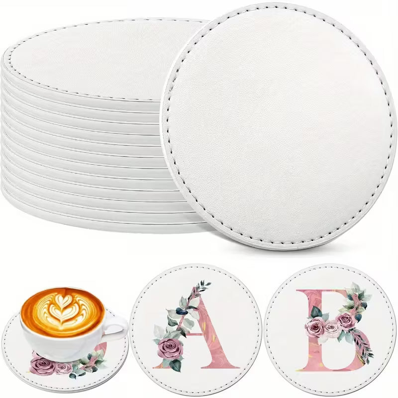 Leather Sublimation Coasters - Blanks Only