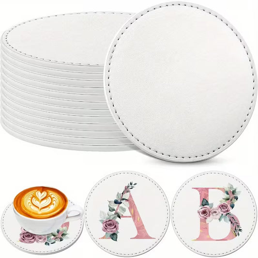 Leather Sublimation Coasters - Blanks Only