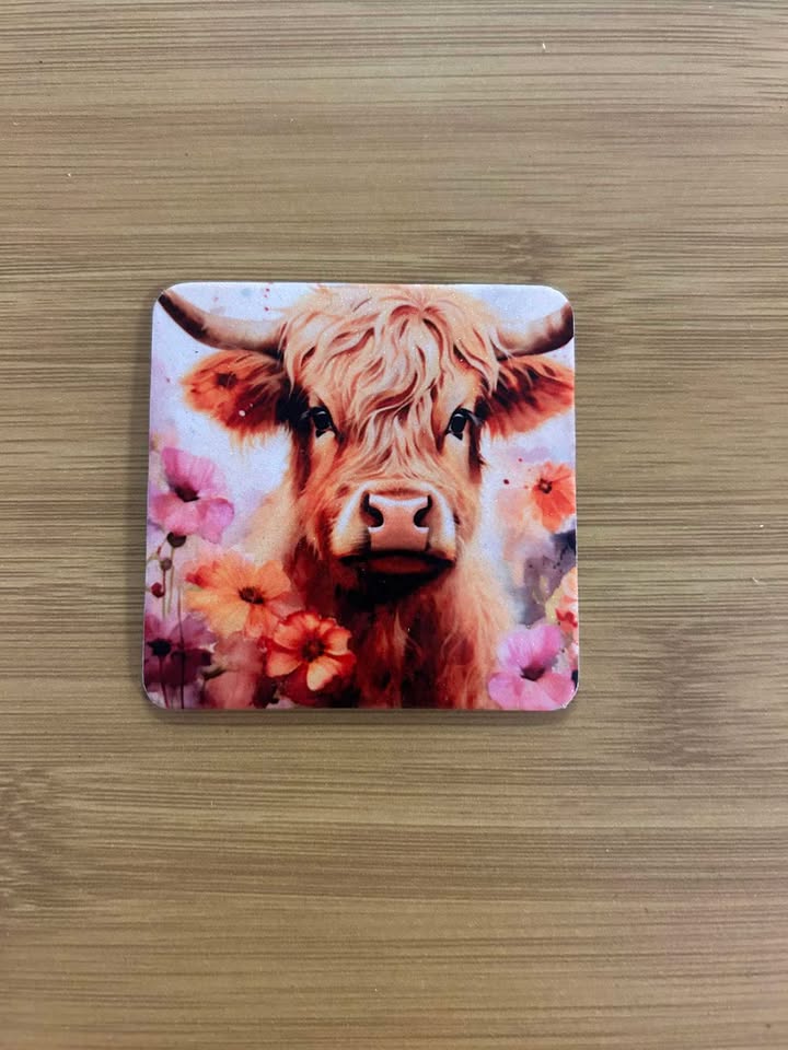 Highland Cow- Fridge Magnet