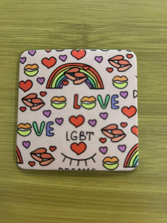 Rainbow LGBT- Fridge Magnet
