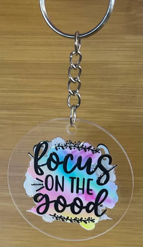 Inspirational Message- Keyring