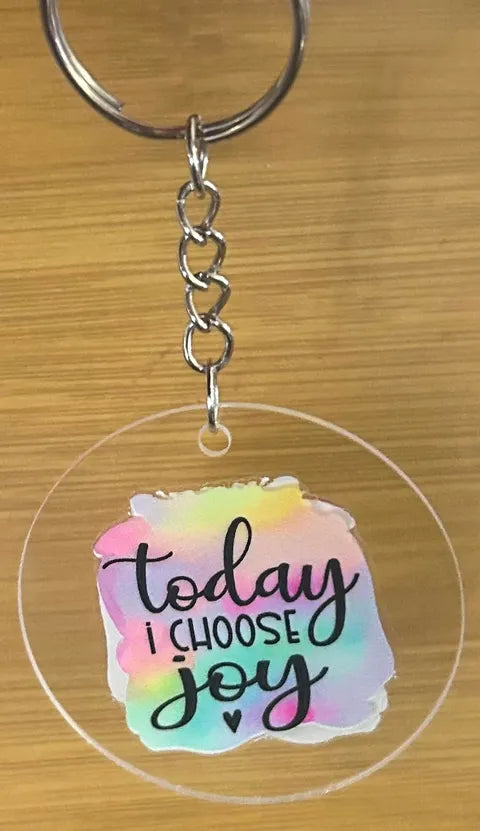 Inspirational Message- Keyring