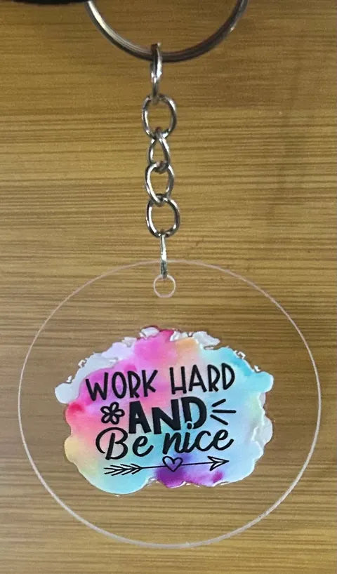 Inspirational Message- Keyring