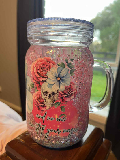 Mason Jar - Snowglobe