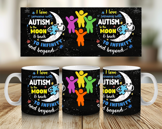 I love someone with Autism 11oz Mug