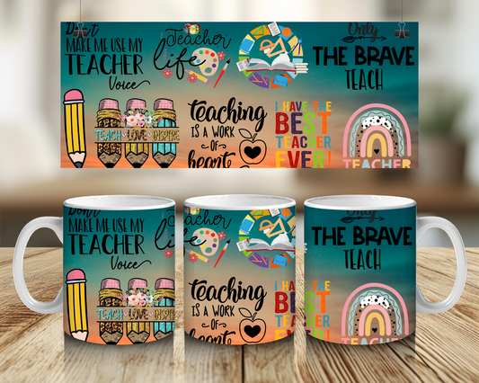 Oceanside Teacher Quotes - 11oz mug