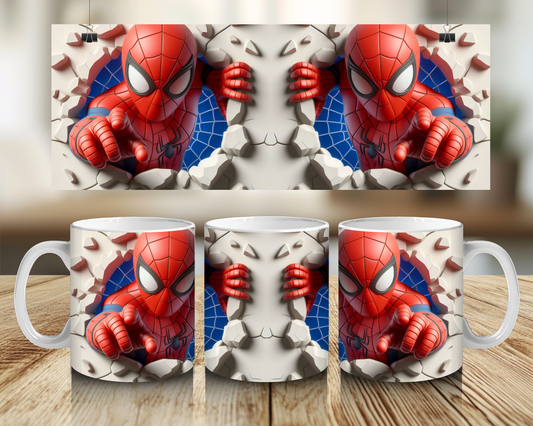 Spiderman 3D - 11oz Mug