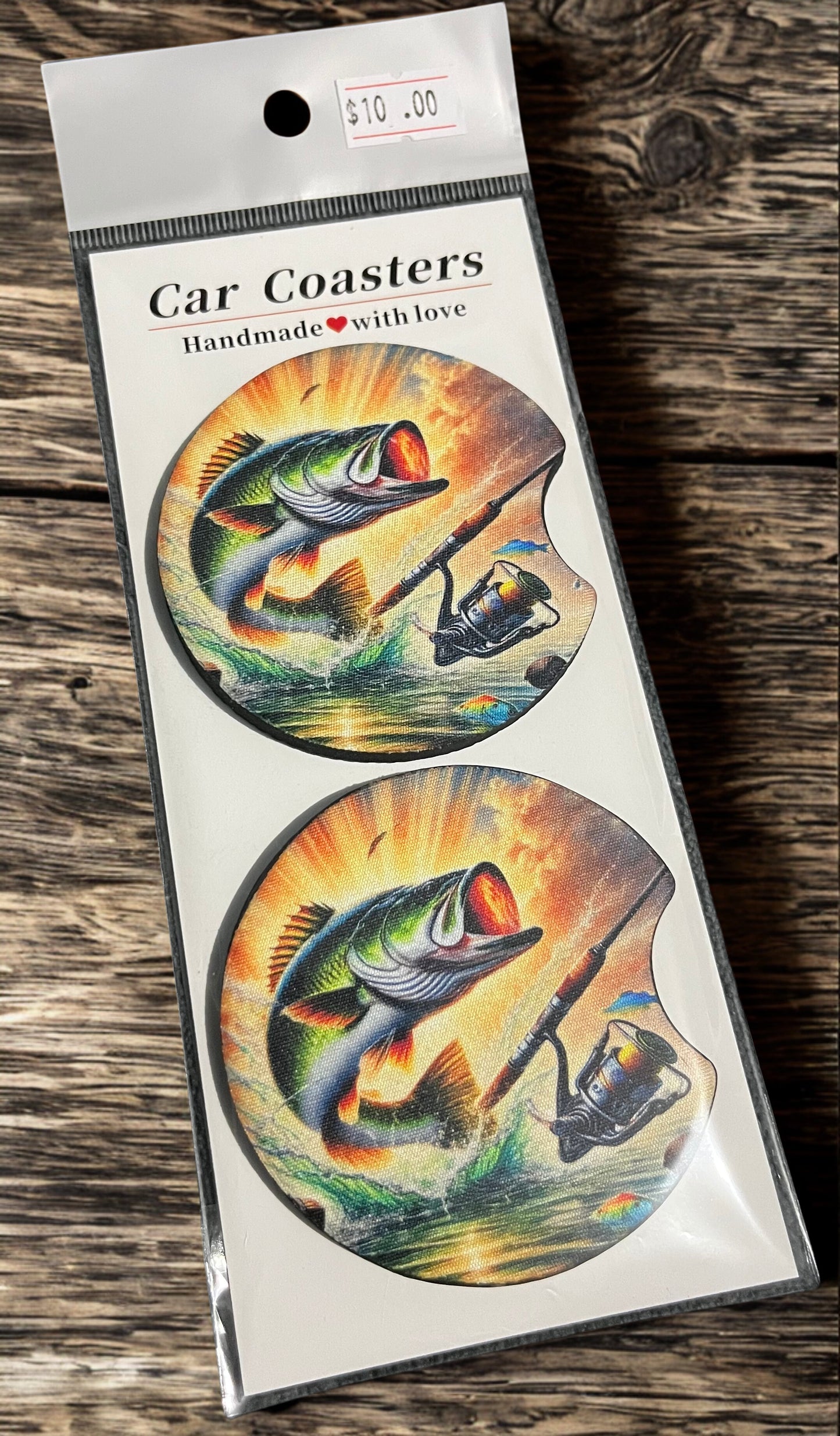 Fish N Reel - Car Coasters