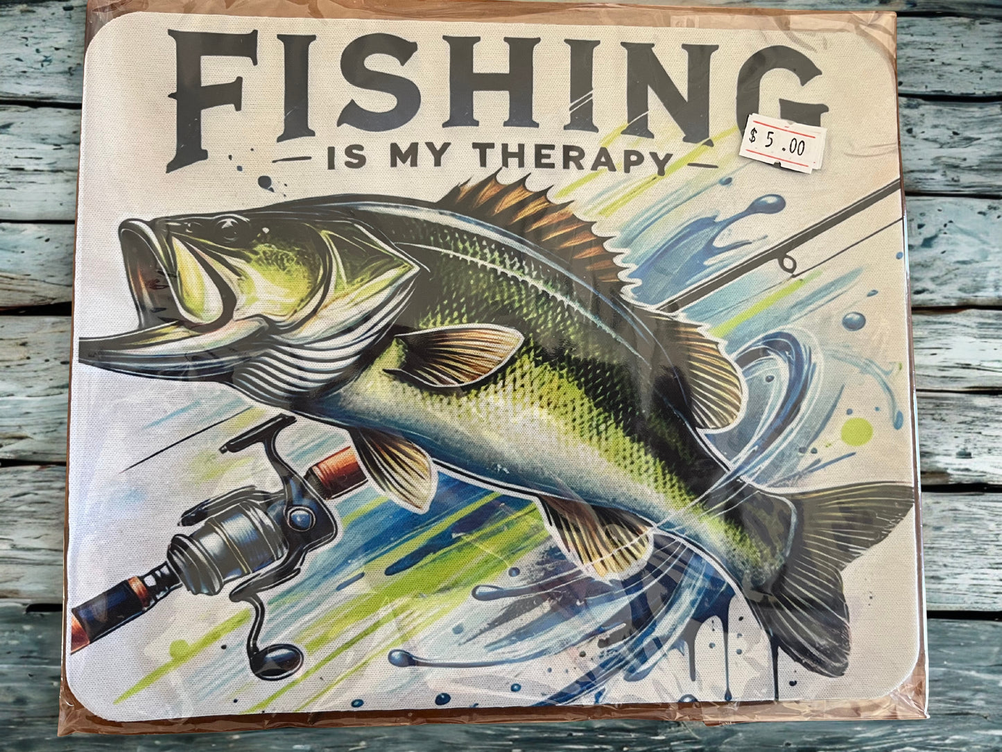 Fishing Is My Therapy - Mouse Pad