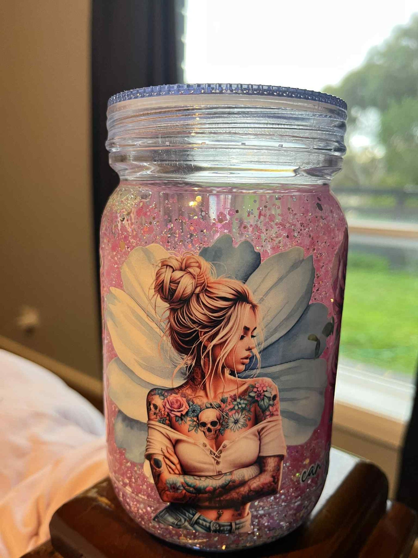 Mason Jar - Snowglobe