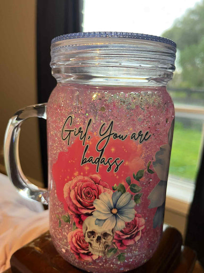 Mason Jar - Snowglobe