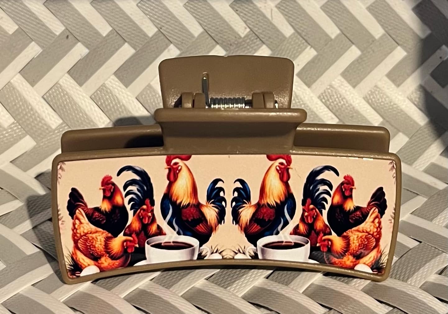 Coffee Chickens - Claw Clip